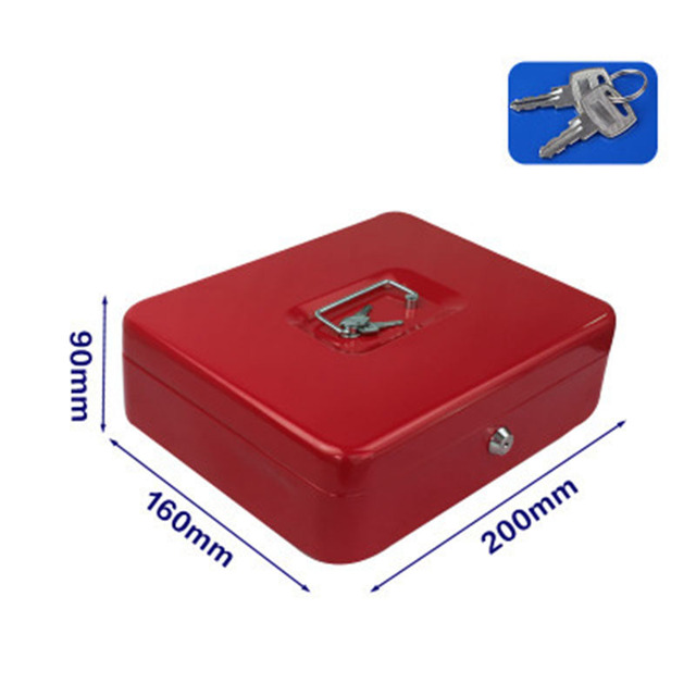 Key Locker Safe Home Shop Steel Mini Money Box Security Cash box Storage Box Hidden Coin Money Jewellery