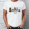 Brand New Men T Shirts 100% Cotton Driod Imperial Road Abby Road R2D2 C3PO Game Awesome Artwork Print Tee Shirts Oversize Tshirt ► Photo 3/6