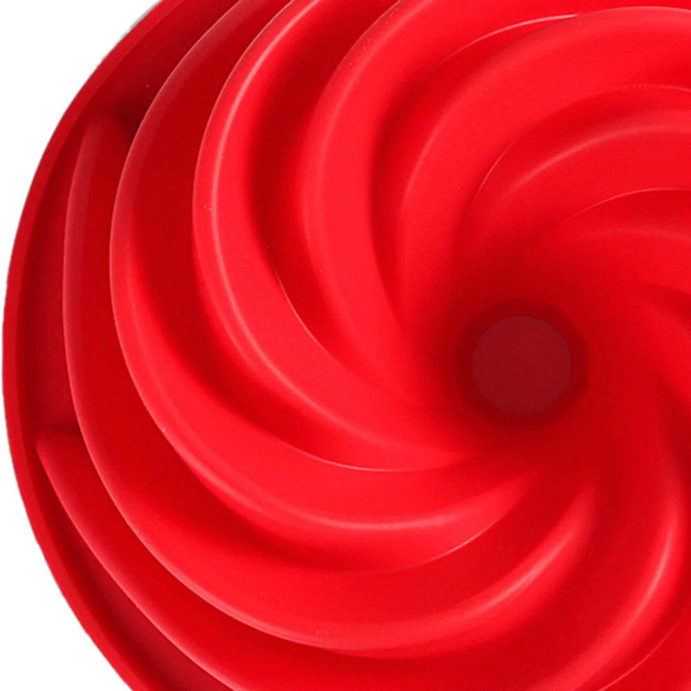 2020 New Mini Spiral Shape Food Grade Silicone Cake Mold Pan 3d Fluted Cake Mould From Bread Bakery Baking Tools Bakeware
