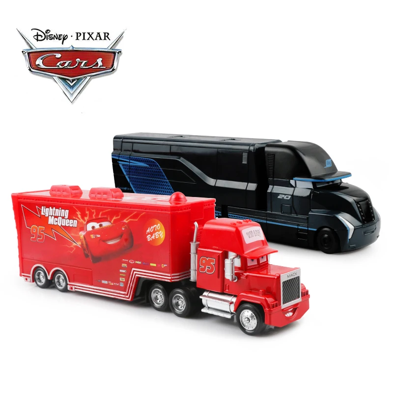 Disney Pixar Cars 2 3 игрушечные лошадки Молния Маккуин Джексон Storm Мак дядя грузовик 1:55 литой модельный автомобиль игрушки детей подарок на день