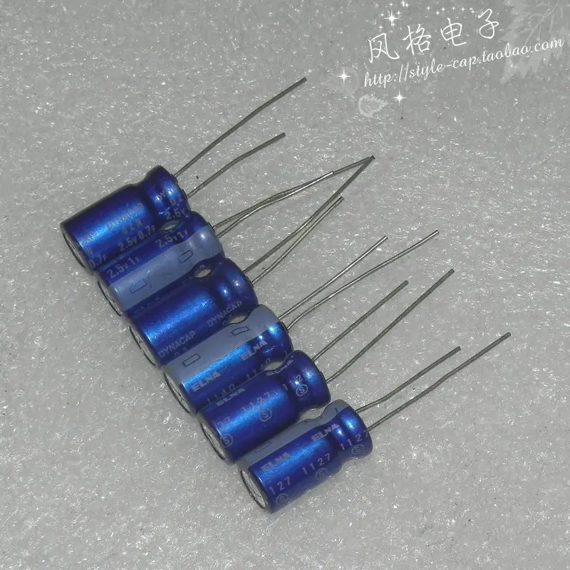 10 шт. оригинал ELNA 2.5V1F супер Dynacap Dzn 1F 2 5 в DZN 2R5D105T 2.5V1.0F 8X16 мм фарад|Операционные