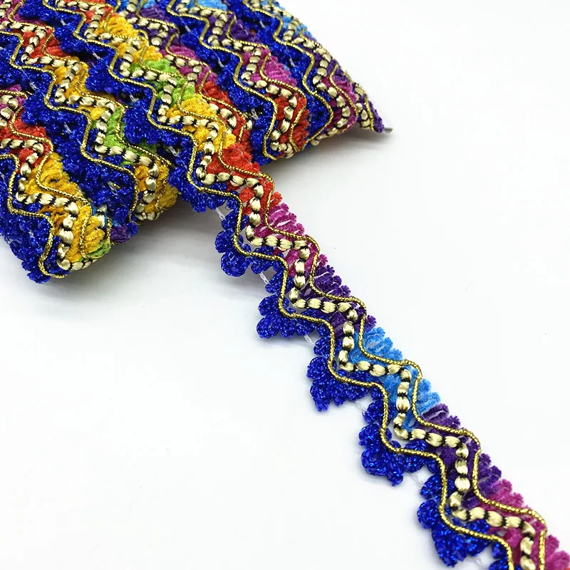 Lace Ribbon 25mm Trims for Stage Performance Party Cosplay Wedding Clothes DIY Sewing Garments Accessories