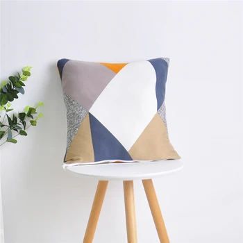 

Cushion Cover Matching Pattern with Sofa Cover 2 Pieces 45*45cm Throw Pillow Cases for Car Hotel Home Decoration