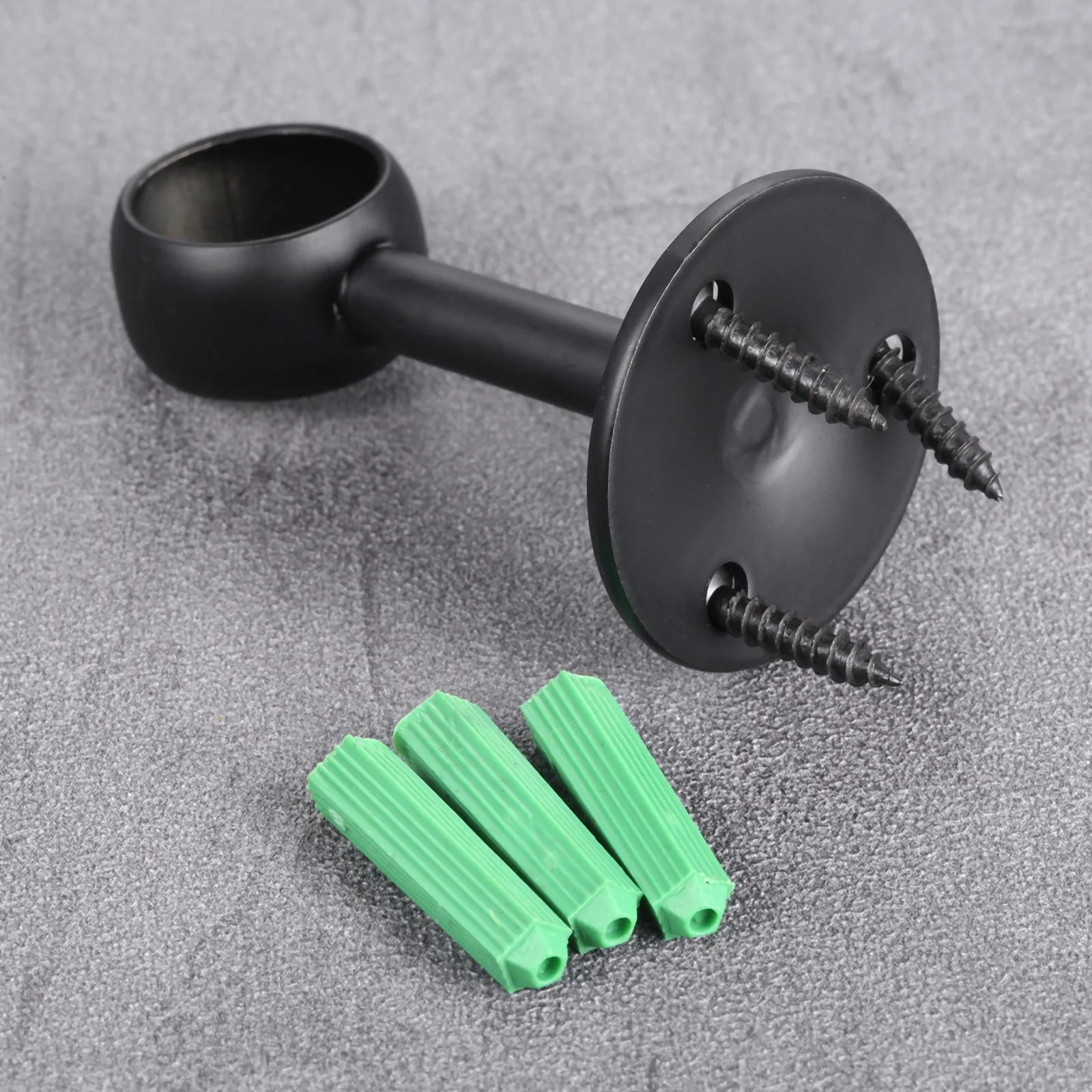 Description Picture 6 of itemDRELD 2Pc Stainless Steel Flange Rod Holder Closet Pole End Supports Socket Curtain Ceiling-Mount Bracket 16/19/22/25/32mm Tube