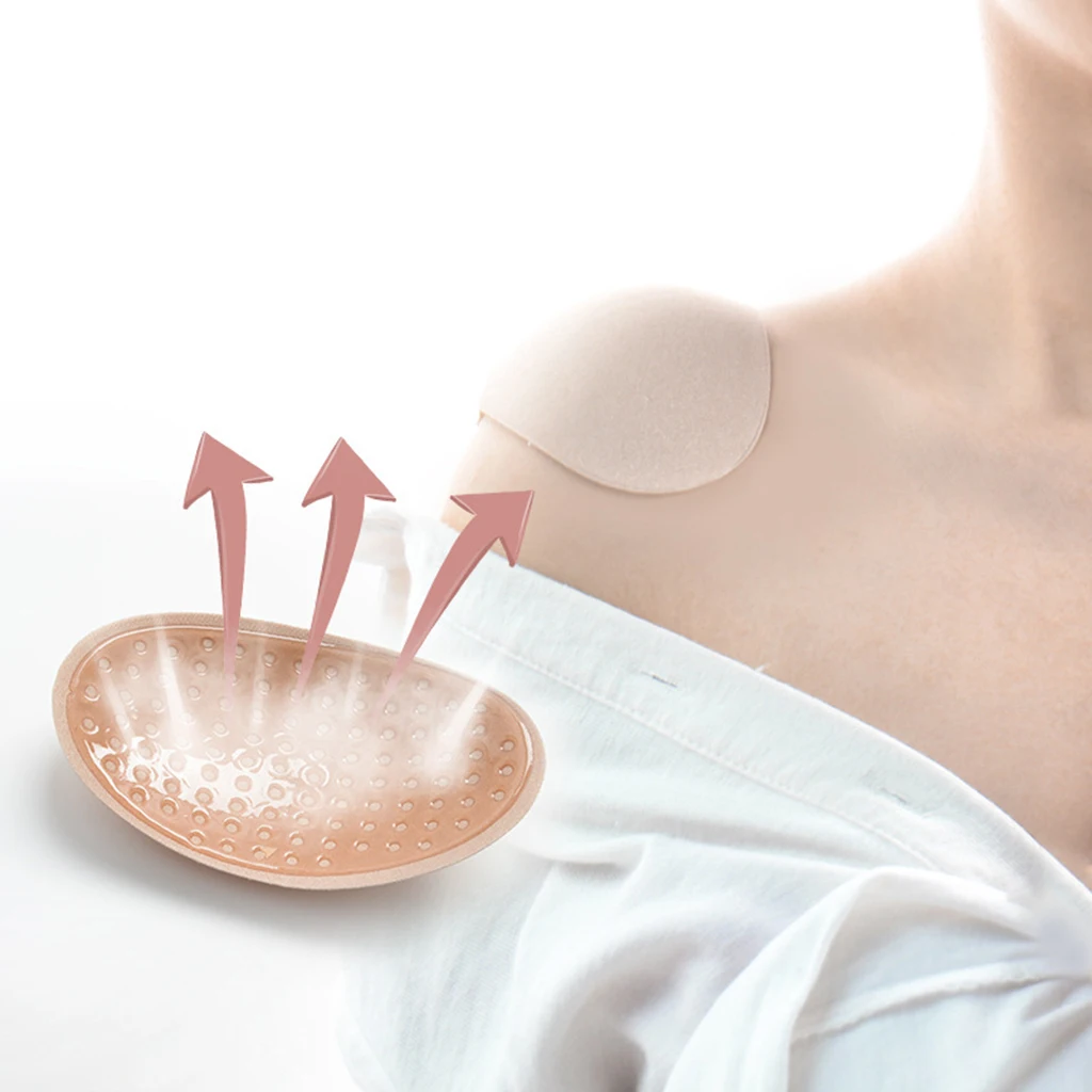 Women's Silicone Shoulder Push Up Pads Self Adhesive Shoulder Enhancer Pads