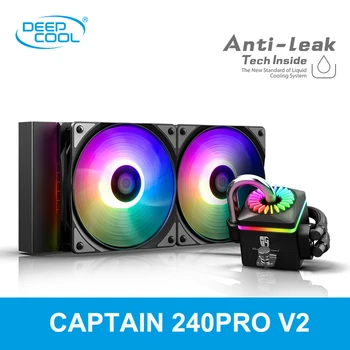 

Deepcool CAPTAIN 240PRO V2 PC Case water cooling computer fan 120mm CPU water Cooler For LGA1151 1150 AM3/AM2 Liquid cooling