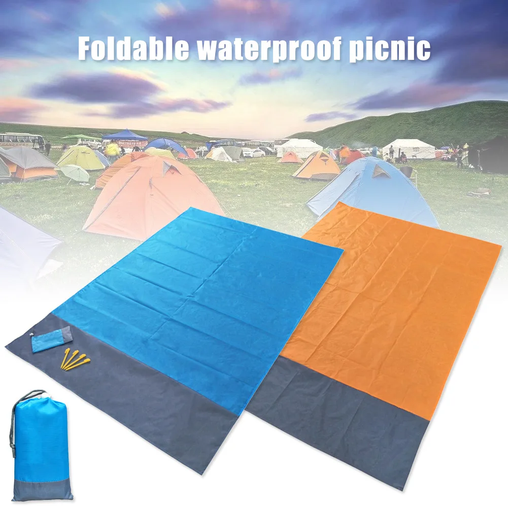 

Newly Waterproof Outdoor Picnic Blanket Sandless Sandfree Mat Pad Family Mat for Beach Camping Hiking BF88