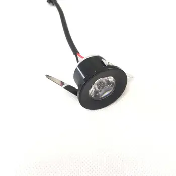 

1Stück 1W LED Mini Einbauleuchte Rund verstellbarer Spot Deckenlampe 95-265 V LED-Schrankleuchte