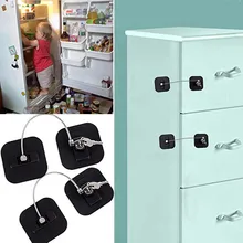 2 шт., оконные защитные замки, замок для защиты от детей, ограничитель для холодильника из нержавеющей стали, Детская безопасность, младенческие защитные оконные замки