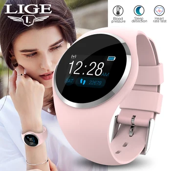

New Women Men smart watch Watch Luxury Blood Pressure Digital Watches Fashion Calorie Sport smartwatch DND Mode For Android IOS