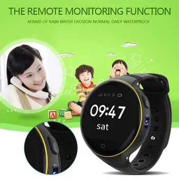 

S668 Children Smart Watch Waterproof Round Screen Wristwatch Remote Viewfinder Zero-distance Positioning Kids Watch Phone