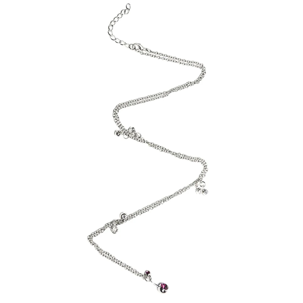 Женский горный хрусталь кулон пупка Кнопка Кольцо болтается пупок пирсинг Талия цепь