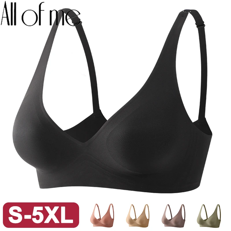 S-5Xl Plus Size Reggiseno Senza Soluzione Di Continuità Sexy Reggiseni Da Donna Reggiseni Senza Fili Sieres Intimo Morbido Intimo Femminile Intimo Da 