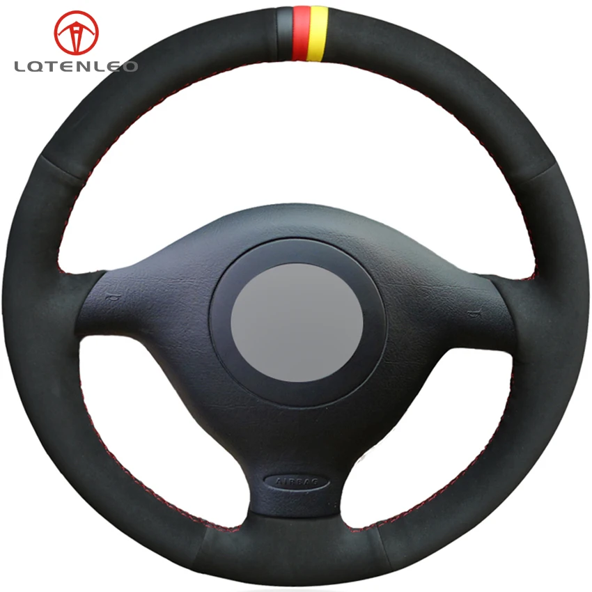 LQTENLEO черная замша для Volkswagen VW Golf 4 (MK4) 1997-2003 Passat B5 1996-2005 Polo MK6 1999-2002 | Автомобили и
