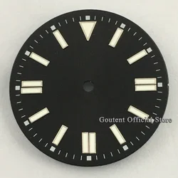 Sterile Green/Yellow/Red Luminous Watch Dial - 28.5mm/31mm (B5 - 28.5mm dial)