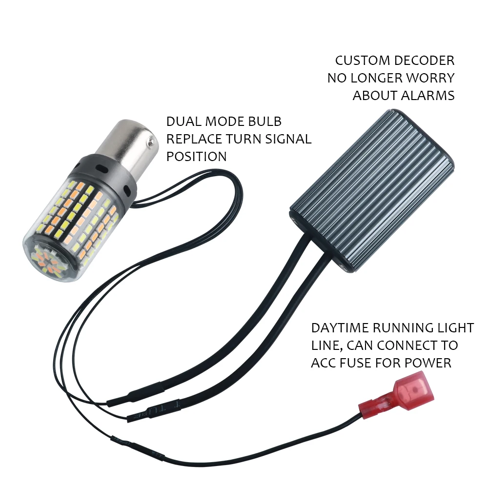 2PCS 1156 BA15S P21W BAU15S PY21W Canbus   LED  7440 W21W T20 ڵ DRL ȸ ȣ   ġ   ÷
