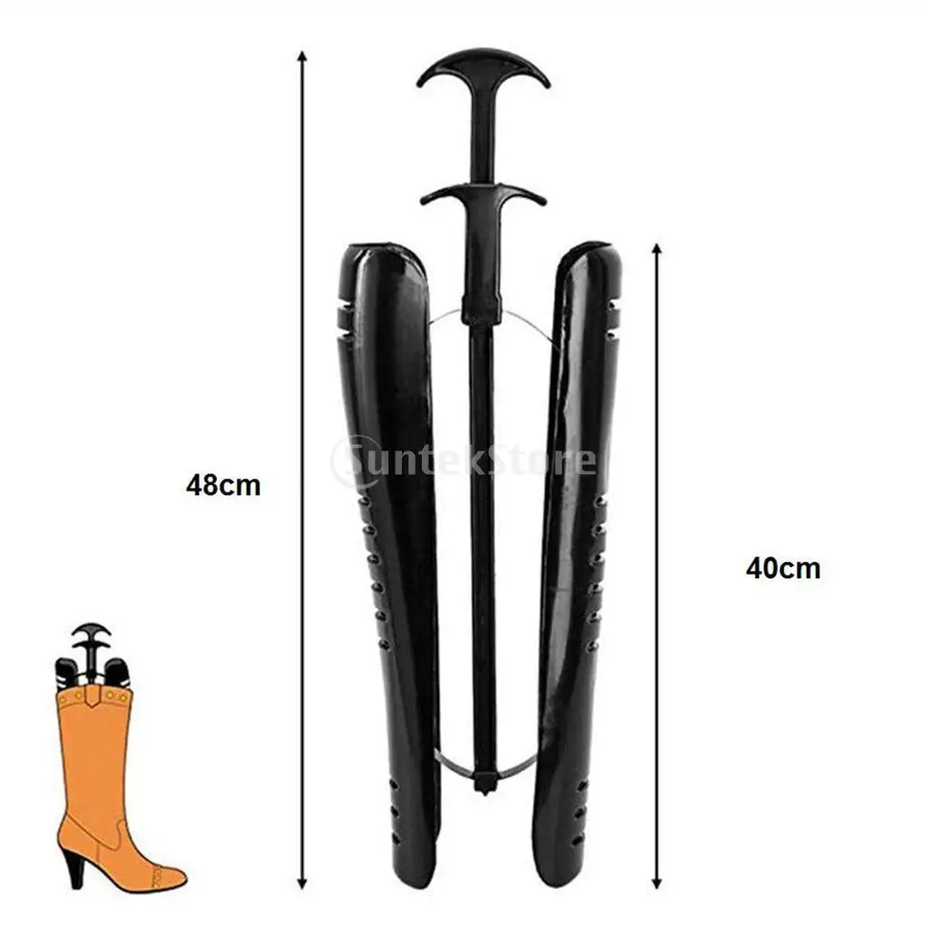 Women Shoe Tree Support Organizer with Handle Boots Stand Holder Shaper Man Boot Shoe Stretcher Automatic Organizer Home 