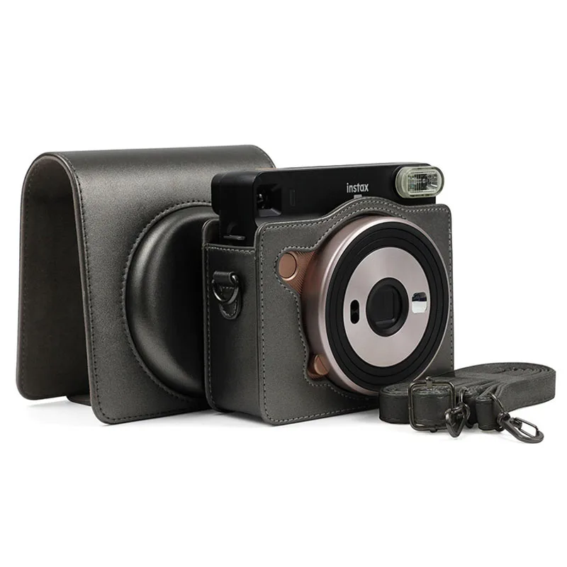 Чехол для камеры Instax Fujifilm Square SQ6 Сумки из искусственной кожи с плечевым ремнем