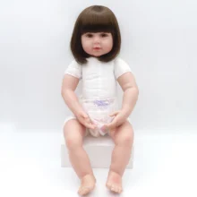 Большой 60 см Bebe reborn набор мягкий силиконовый reborn baby doll для детей подарочная одежда модель DIY набор куклы reborn игрушки