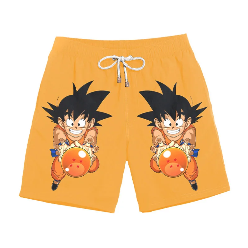 Anime Dragon Ball Z Shorts Cosplay Son Goku Vegeta Trunks Goku Piccolo 3D Printed Summer Middle Pants Sportwear Trouser