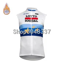 Lotto жилет для велоспорта Зимняя Теплая Флисовая гоночная велосипедная одежда Maillot Ciclismo Спортивная одежда без рукавов Велоспорт Джерси