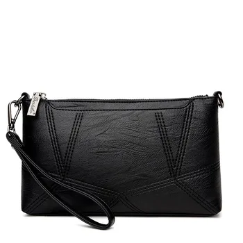 

New Fashion Pu Leather Women's Shoulder Bags New Handbag Simple Wild Solid Color Messenger Bags For Women Female Casual Tote