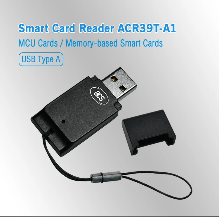 ISO7816 SIM Размер EMV считыватель контактных карт с бесплатным SDK ACR39T-A1 | Безопасность и