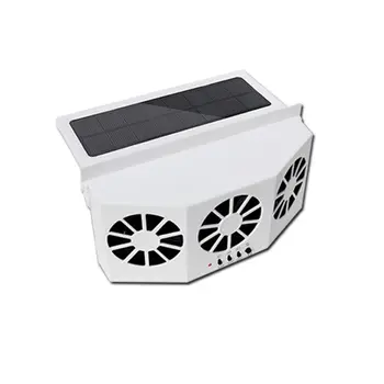 

Solar Vehicle Ventilation Fan Foldable Storage Automatic Rechargeable Car Gills Cooler Air Vent Air Purifier System