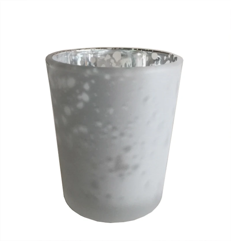New2 5inch Tall Wedding Glass Mercury Votive Tealight Candle Holder In Frosted Silver Color Pack 12pc Each Usd1 99 Candle Holders Aliexpress