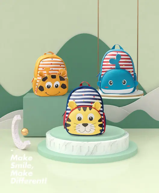 Children Backpack Cute Kid Baby Toddler Kindergarten Schoolbag 3D Cartoon Animal Bag Rucksack Shoulder Baby Gift For Toddler 5