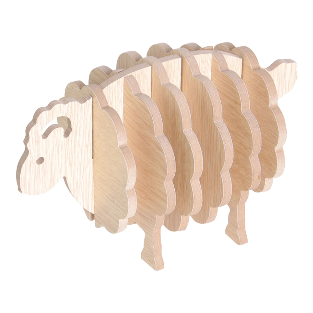Форма овец противоскользящие бирдекели DIY теплоизоляционные войлочные кружки коврики настольные салфетки подарки на новоселье домашний декор - Цвет: E