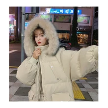 Down Jackets Women's Coat Winter Fashion Baggy Thick Warm Bubble Long Oversized Puffer Ladies Coat Cotton Padded Jackets Outwear