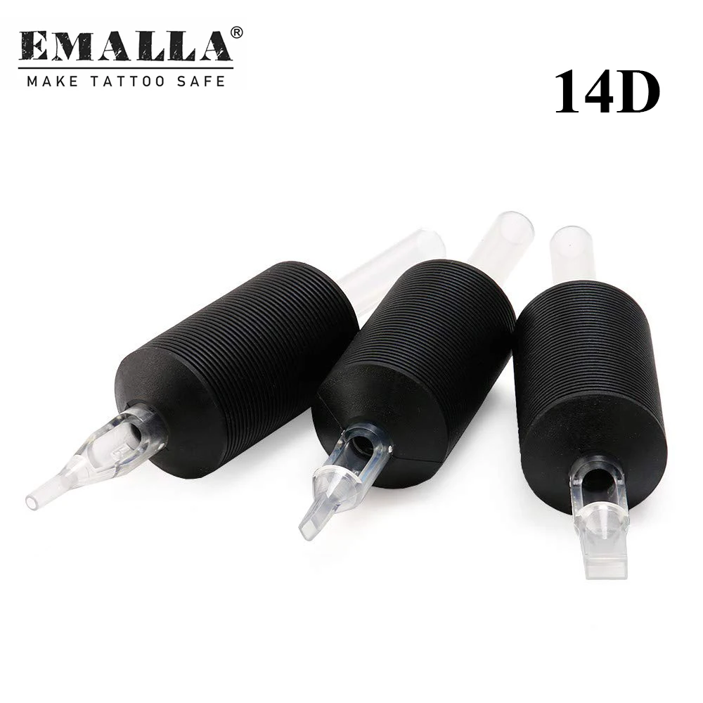 

20Pcs 25mm Disposable 14D Tattoo Grips with Clear Long Tip 14 Diamond Tattoo Tube for Tattoo Needle Machine Supply Free Shipping