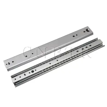 

CNBTR 16 inch Ball Bearing Slide Rail Cabinet Drawer Runner Slider Pack of 2