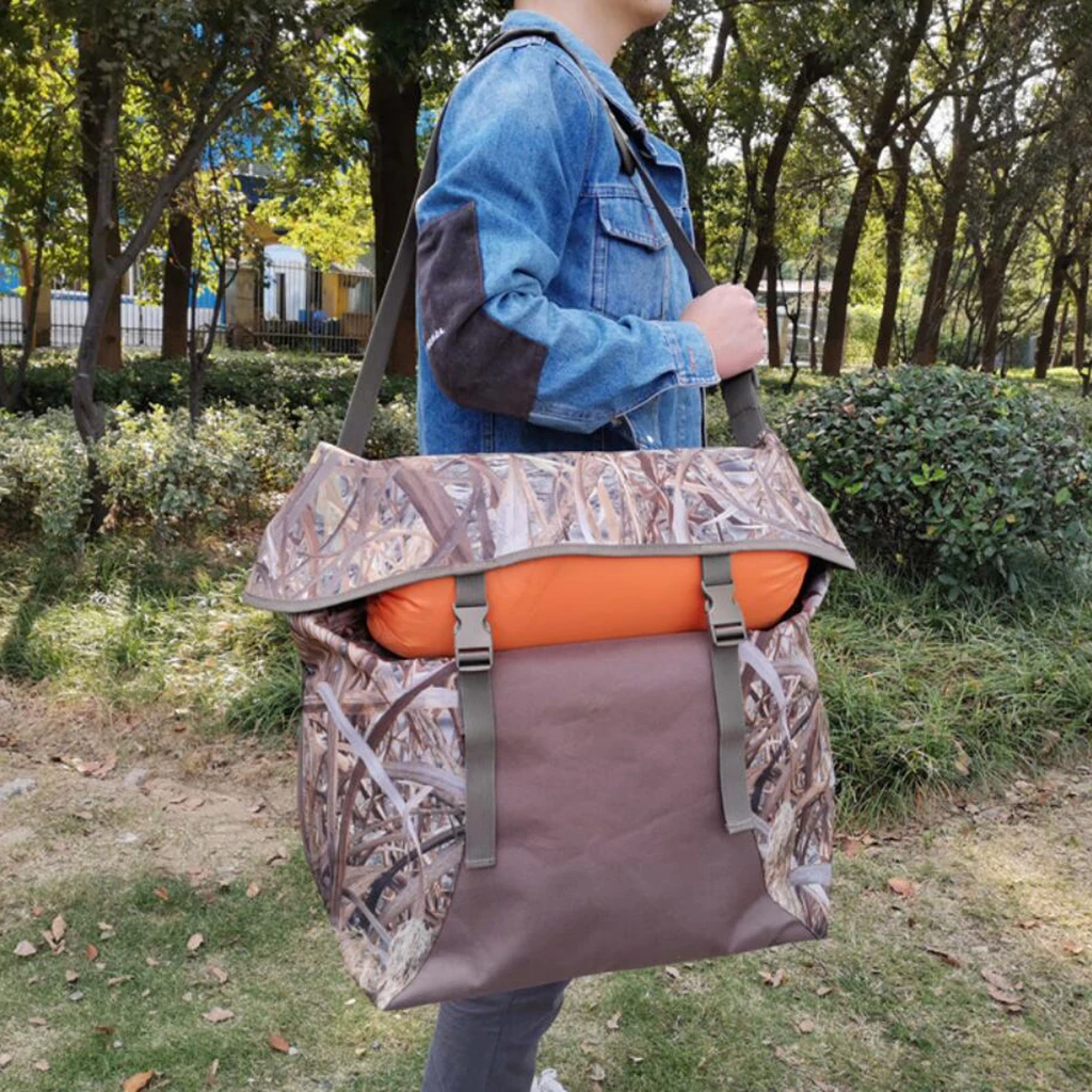 Bolsa para Pesca e Caça Tote com Alça de Ombro e Folha de Terra Waders Wader Armazenamento Transportadora Case Camo 2 Cheap Roupa de pesca tipo Wader