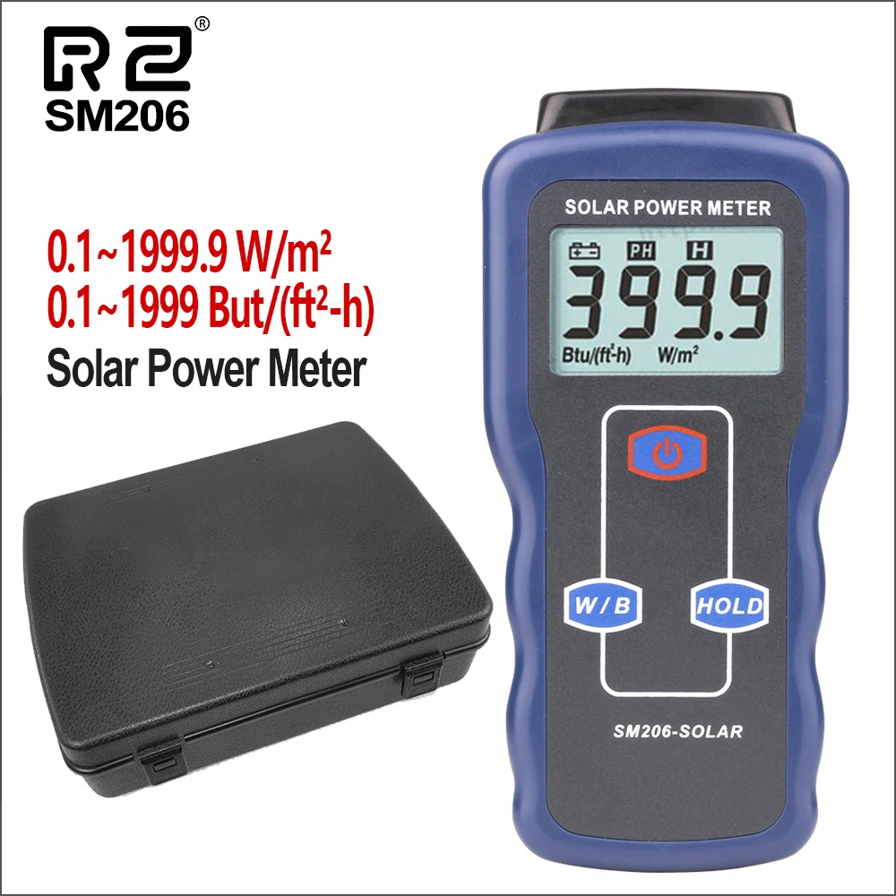 US $53.28 DZYTEK Solar Power Meter Light Meter Mini Solar Lipo Charger Board Solar Radiation Tester 0119999 Solar Lux Power Meter SM206