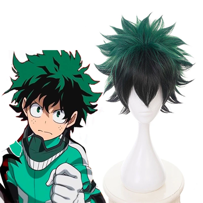 

Anime My Hero Academia Cosplay Wigs Izuku Midoriya Cosplay Wig Heat Resistant Synthetic Wig Hair Halloween Boku No Hero Academia
