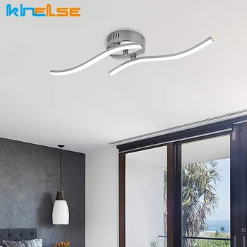 

Modern Design 2 Flame LED Ceiling Lamp Wave Form 12W LED Module Ceiling Spotlight For Living Room Bathroom Bedroom