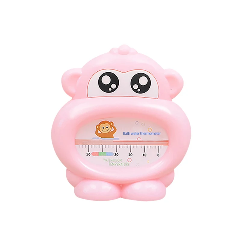 Горячая ABS милый мультфильм обезьяна форма младенцы малыш душ воды термометр для купания сплошной цвет температура тестер I - Цвет: Розовый