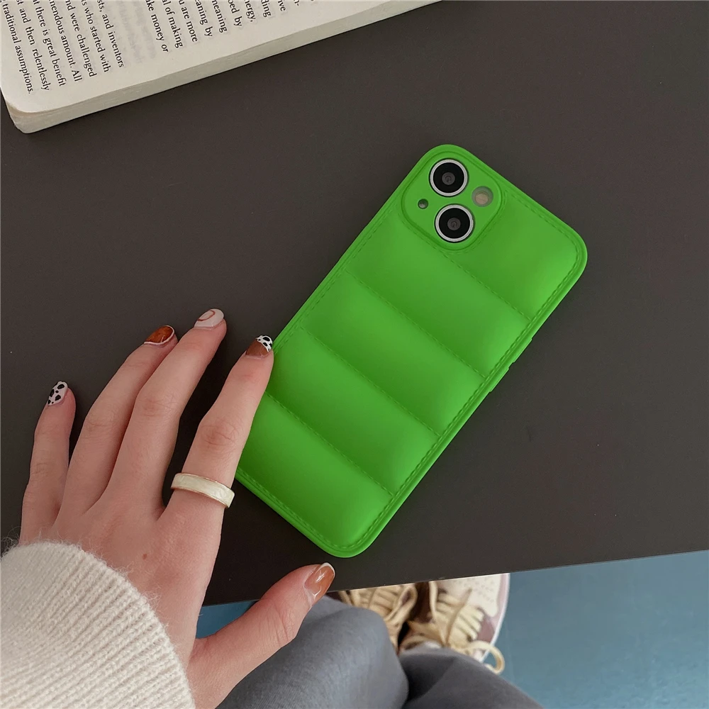 cute iphone 11 Pro Max cases Fashion Brand Down Jacket Cloth Back Cover For iPhone 13 11 12 Pro XS Max XR X 7 8 Plus Phone Case Shockrpoor Soft Silicon Coque iphone 11 Pro Max cover case