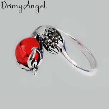 

Wholesale Punk Vintage 925 Sterling Silver Fox Rings For Girls Female Gothic Fashion Women Jewelry