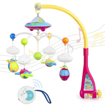 

1set Kids Baby Space Bed Bell Projection Starry with Remote Control Light Music with 108 English lullaby for KIds sleeping