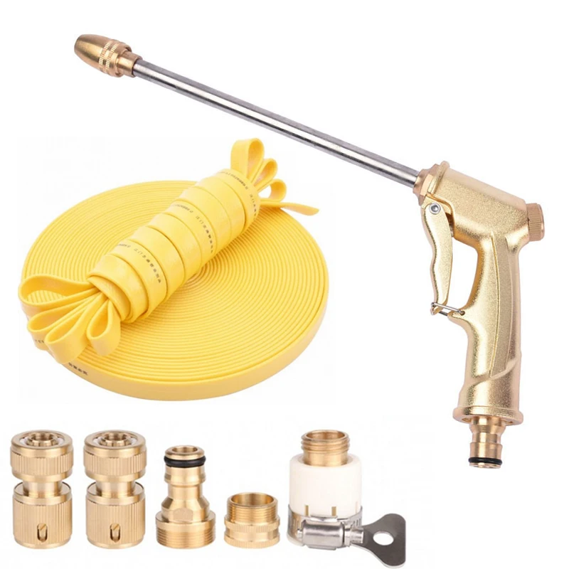 Cena OPQR myjnia samochodowa wysokociśnieniowa myjnia bezdotykowa podlewanie trawnik ogród metal mosiądz dysza ogród długi pręt