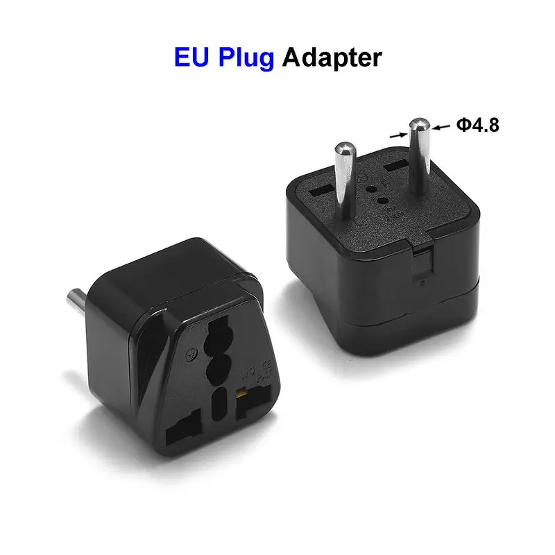 100pcs International EU European Plug Power Adapter US American AU UK