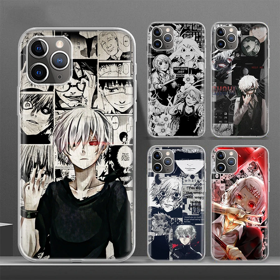 Anime Tokyo Ghoul Soft Phone Case For Iphone 11 12 13 14 Pro Max Xr X Xs  Mini Apple 8 7 Plus 6 6s Se 5s Fundas Coque Shell Soft - Mobile Phone Cases  & Covers - AliExpress