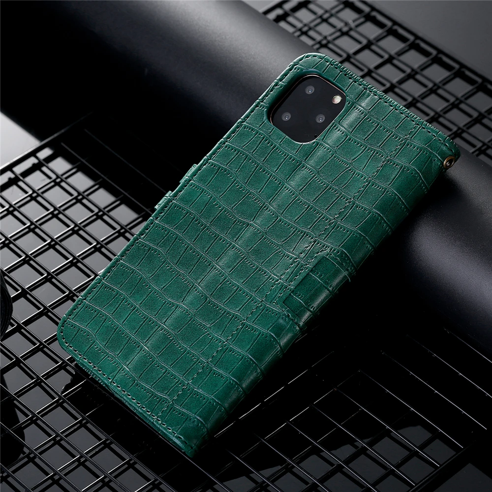 iPhone 11 pro max 鳄鱼纹皮套 (23)