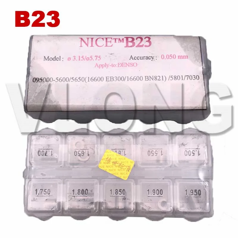 200Pieces/Lot B21 B23 B24 B27 Common Rail Injector Adjusting Washers Shims Gasket Repair Kits
