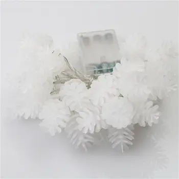 

(Ship From DE)LED Fairy Decorative Battery Power String Light Twinkling Xmas Party Pinecone