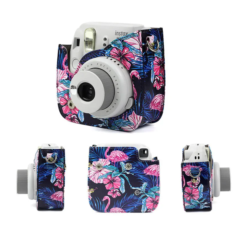 Мини-камера кожаный чехол для Instax Mini 9 Mini8 мгновенных пленочных камер e сумка PU для Fujifilm Instax Mini 8+ мгновенных пленочных камер