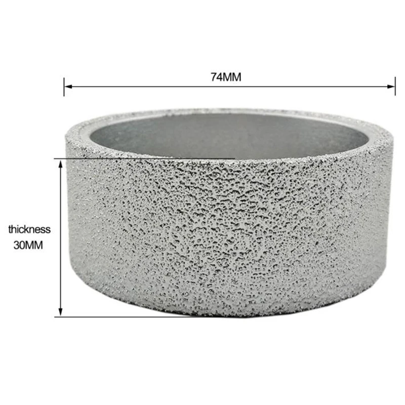 75x20mm Grinding Wheel Vacuum Drazed Diamond Marble Granite Glass Polishing Disc